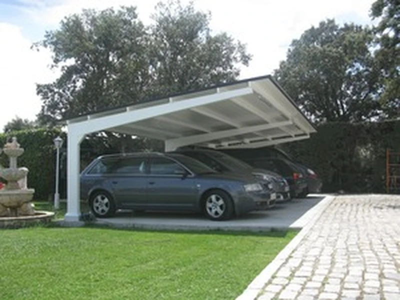 Pérgola metálica.  Modelo Avance 32