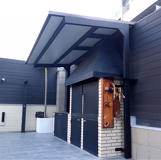 Imagen de marquesina avance 32 en una vivienda