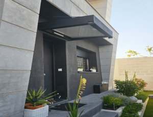 Marquesina para puertas