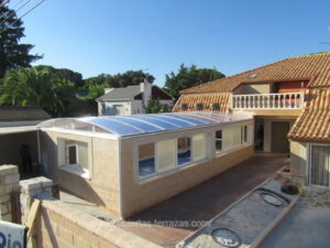 Cubierta de piscinas www.cubiertas-terrazas.com